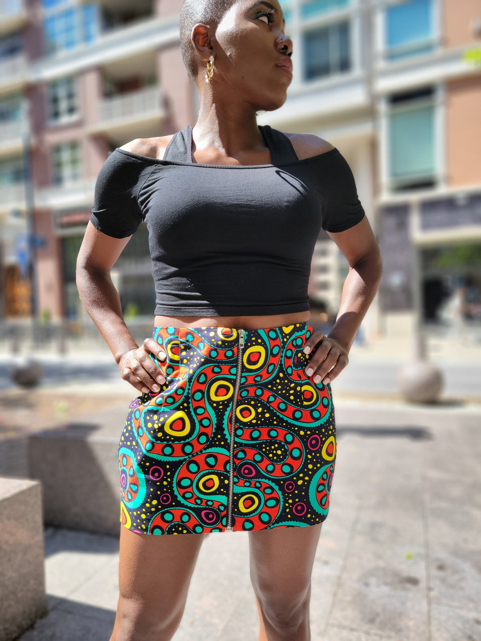 Ankara crop top and skirt styles: top 5 looks 