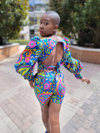 Ankara "Musu" Two-Piece Crop Top