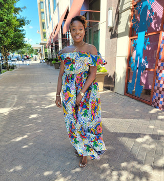 Ankara "Melanie" Gown