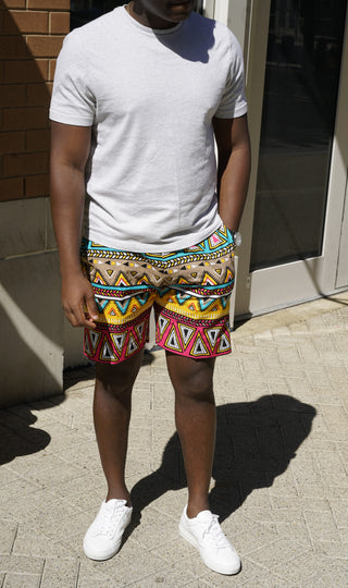 Ankara "Zanku" Male Shorts