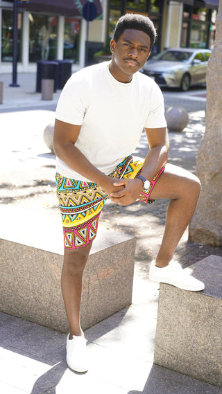 Ankara "Zanku" Male Shorts