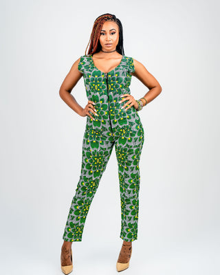 Ankara Female Dungaree (Makeda 2)